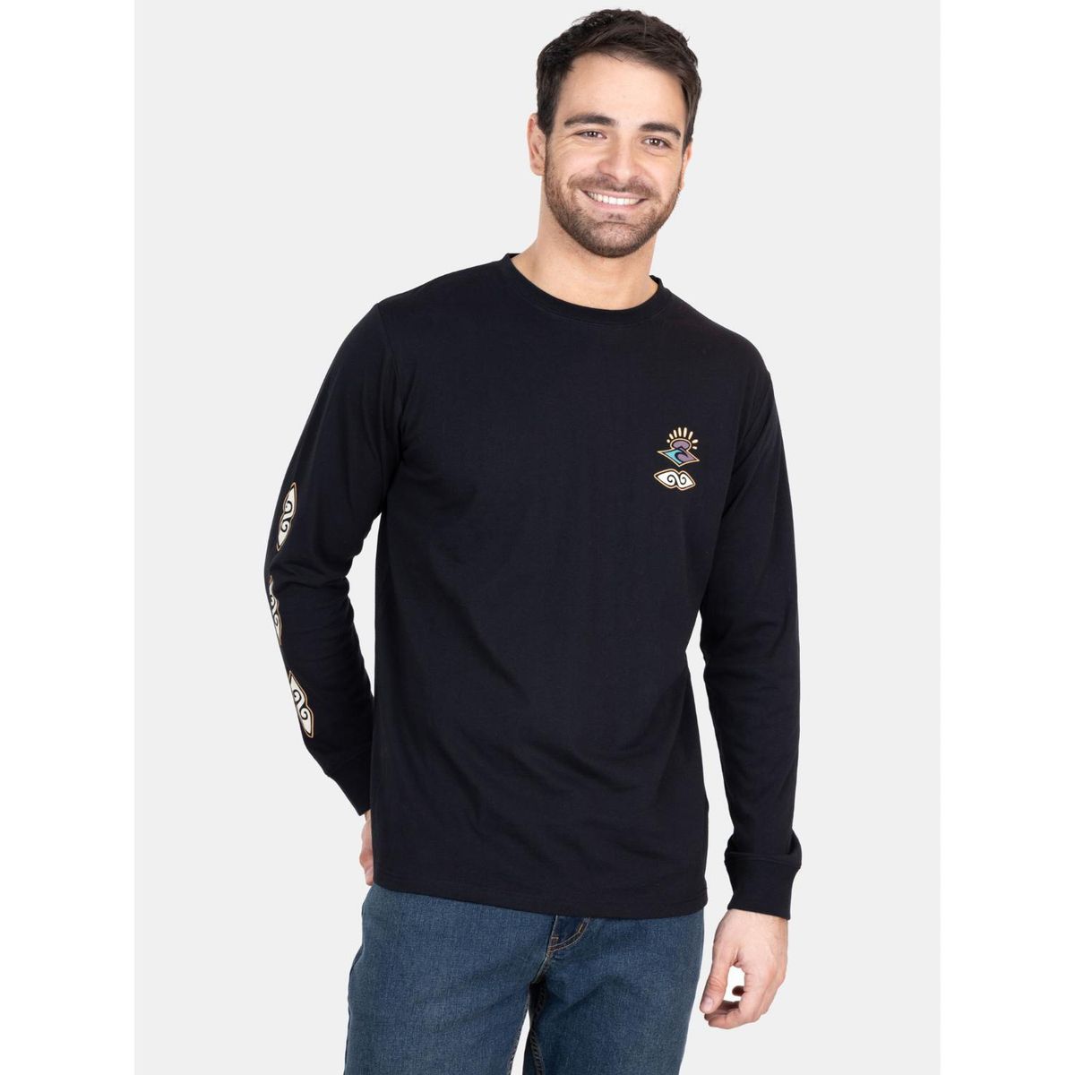 RIP CURL - Polo Manga Larga Algodón Hombre Rip Curl