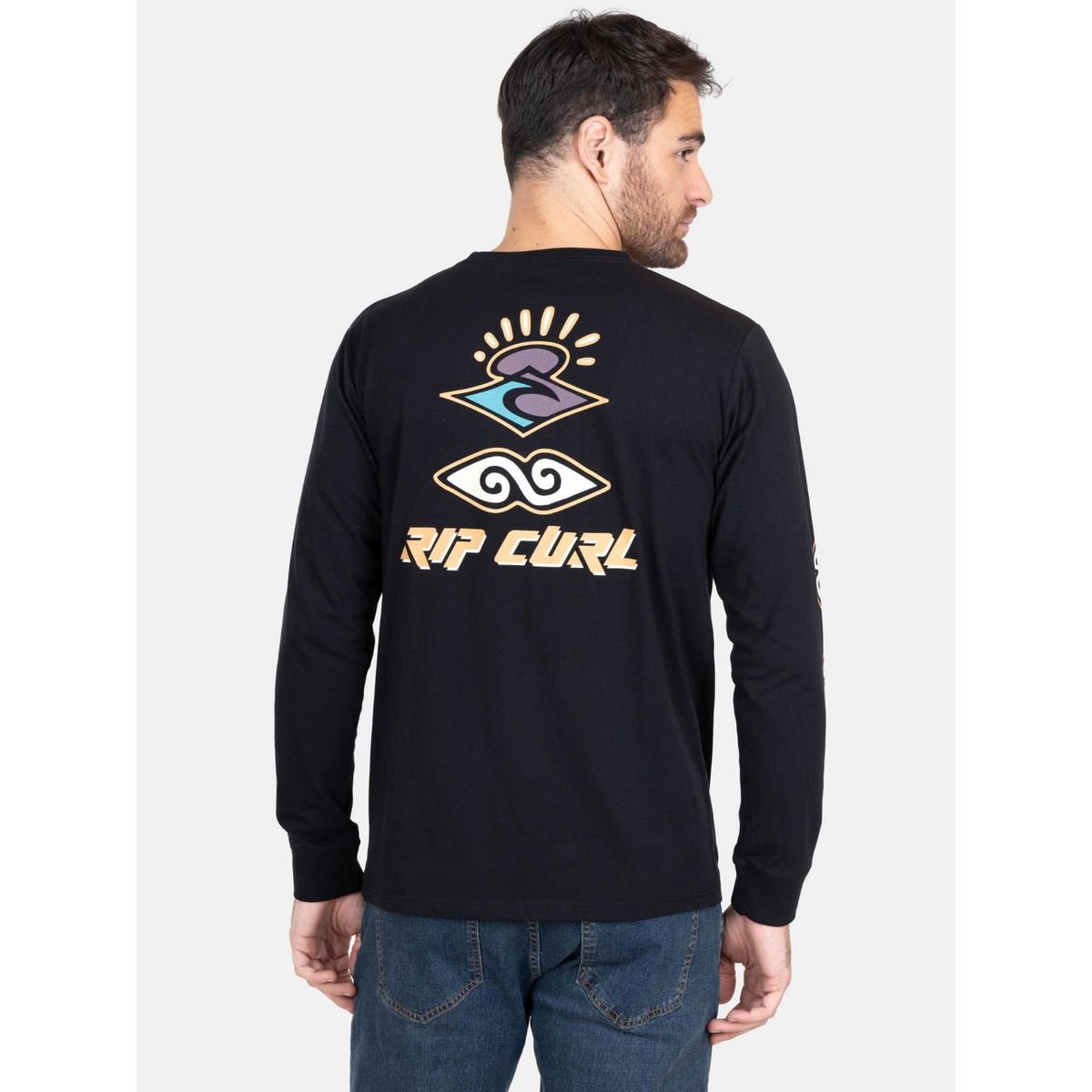 RIP CURL - Polo Manga Larga Algodón Hombre Rip Curl