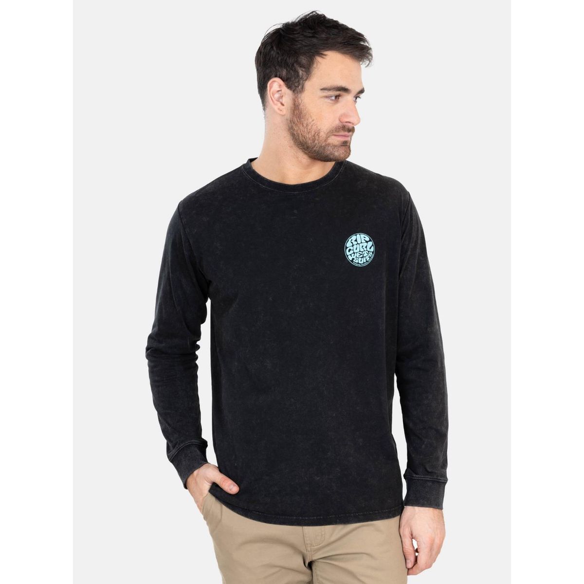 RIP CURL - Polo Manga Larga Algodón Hombre Rip Curl