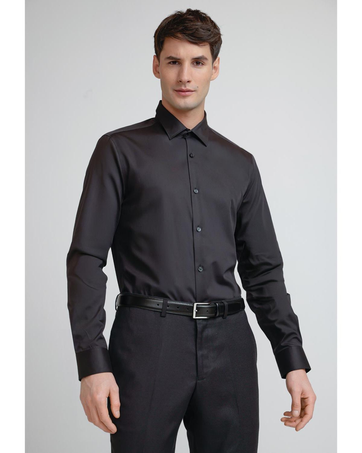 Slim Fit Camisas Trial Chile Camisa Manga Larga Hombre Trial PERRY