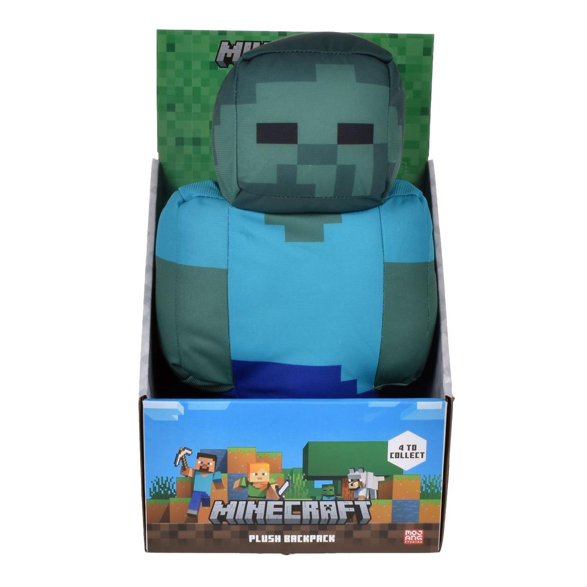 MINECRAFT - Mochila Peluche 30cm Minecraft