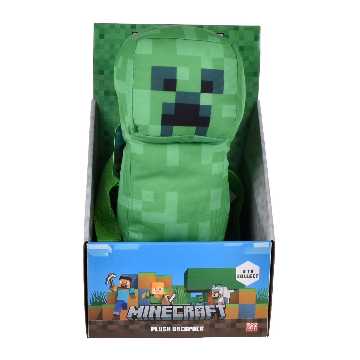 MINECRAFT - Mochila Peluche 30cm Minecraft