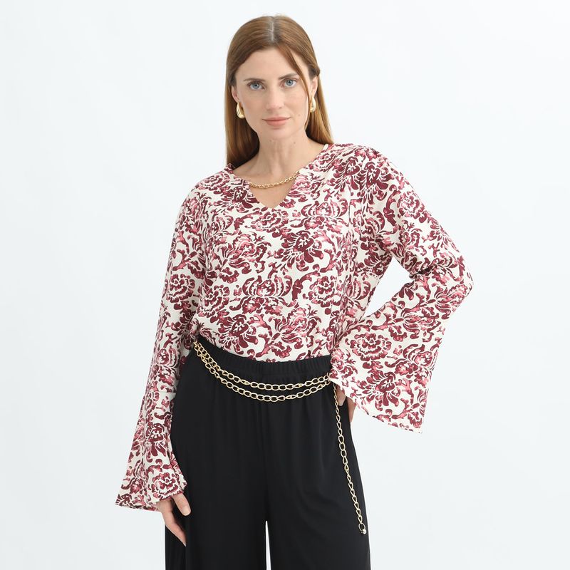 STEFANO COCCI - Blusa Manga Larga Casual Mujer Stefano Cocci