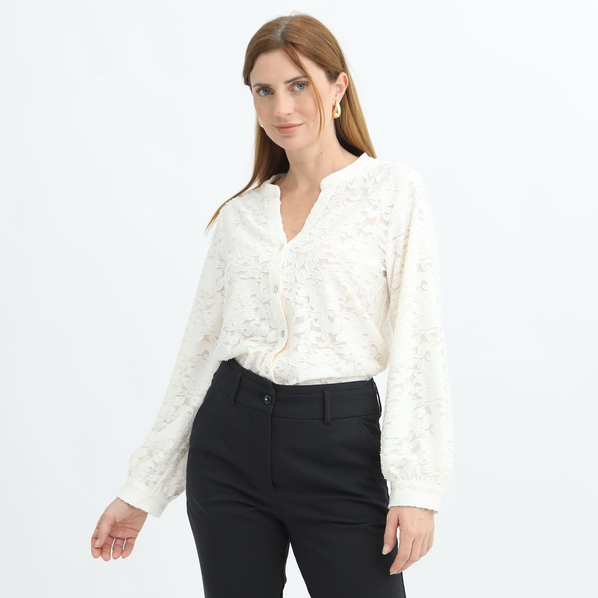 STEFANO COCCI - Blusa Manga Larga Casual Mujer Stefano Cocci