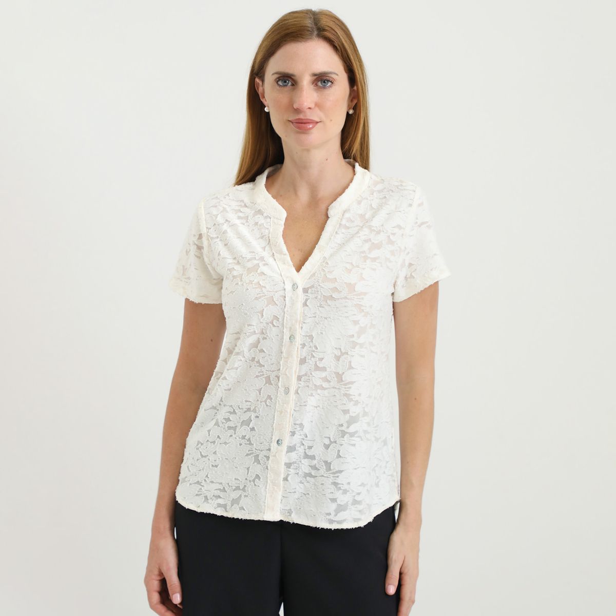 STEFANO COCCI - Blusa Manga Corta Casual Mujer Stefano Cocci