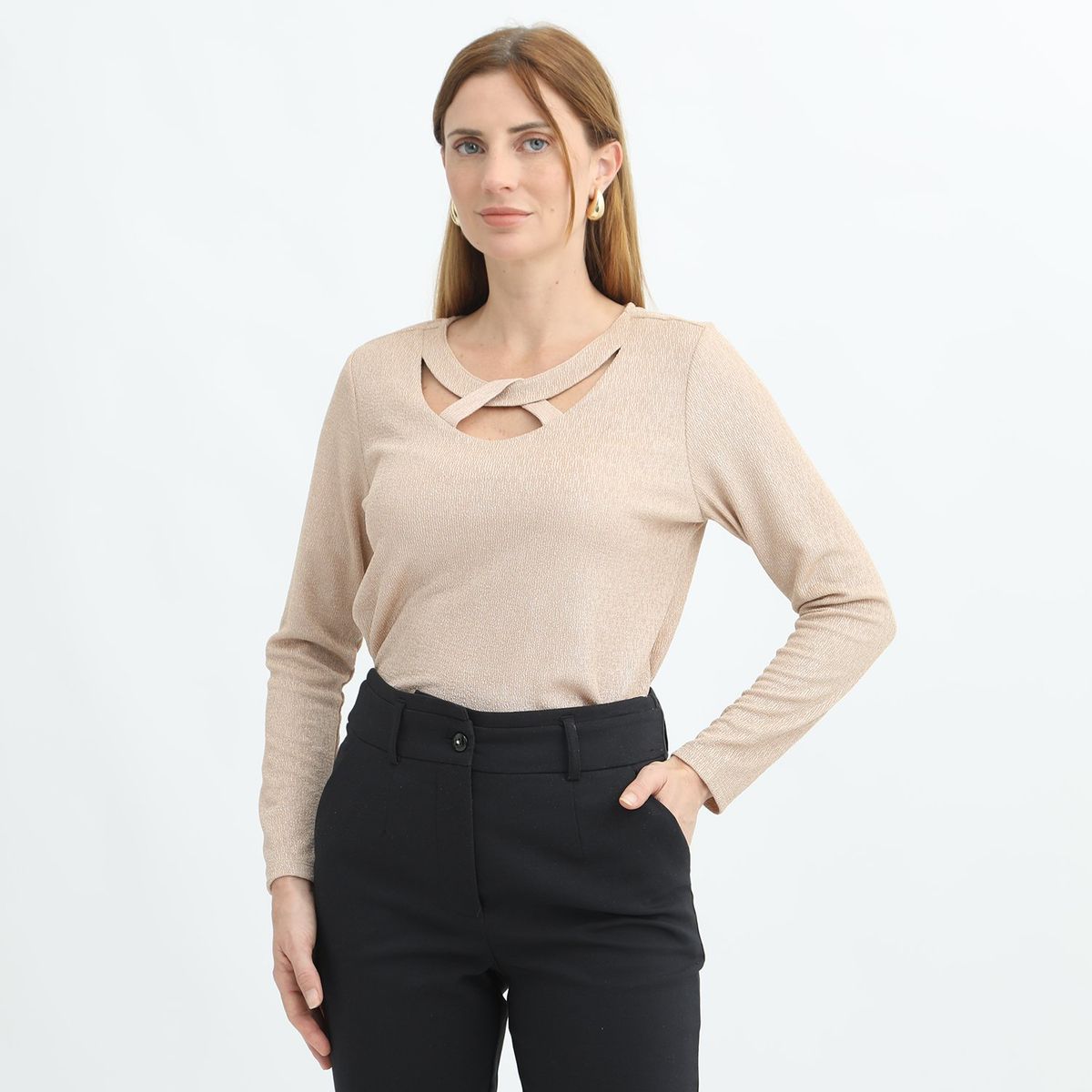 STEFANO COCCI - Polo Manga Larga Casual Mujer Stefano Cocci