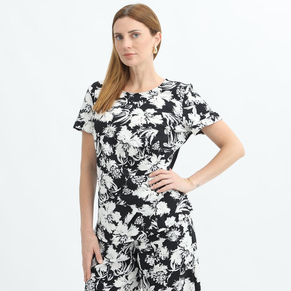 STEFANO COCCI - Blusa Manga Corta Casual Mujer Stefano Cocci