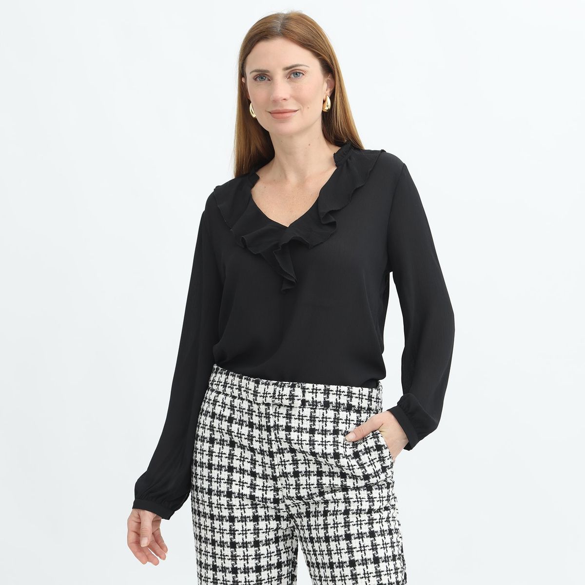 STEFANO COCCI - Blusa Manga Larga Casual Mujer Stefano Cocci