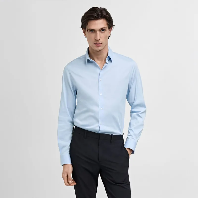 MANGO - Camisa Hombre Mango Man