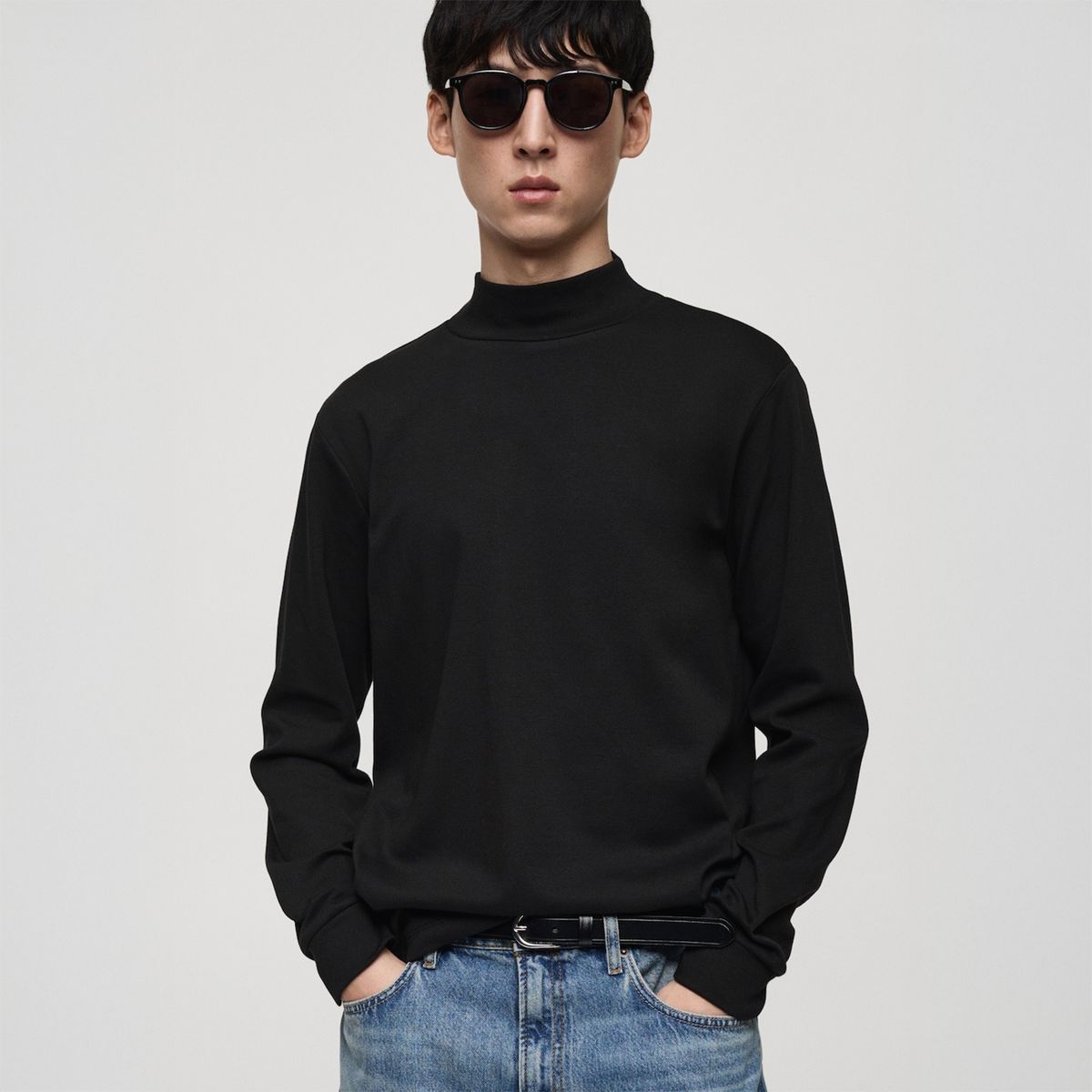 MANGO - Polo Manga Larga Hombre Mango