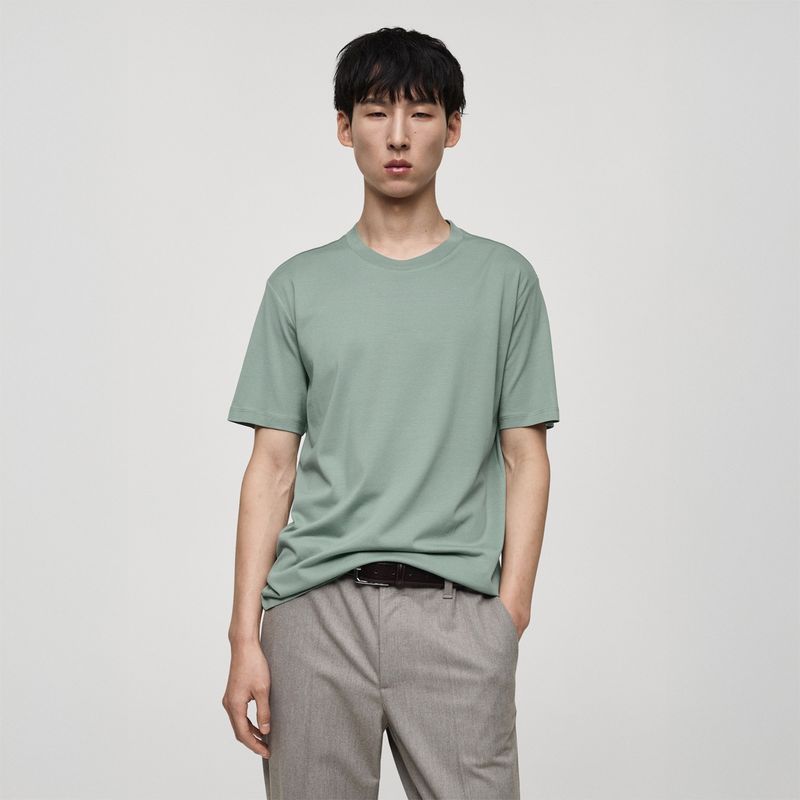 MANGO - Polo 100% Algodón Hombre Mango Man