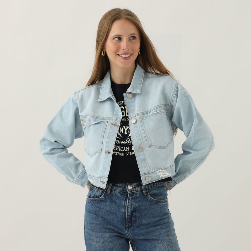 AMERICAN ABBEY - Casaca 100% Algodón Mujer American Abbey