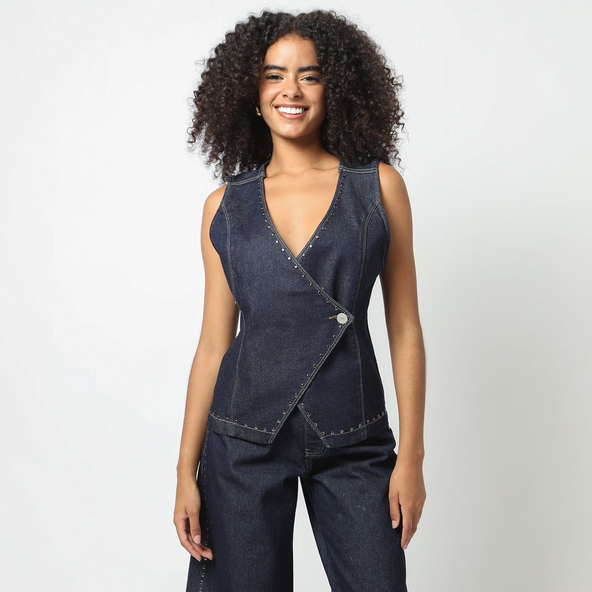 DENIMLAB - Chaleco Casual Mujer Denimlab