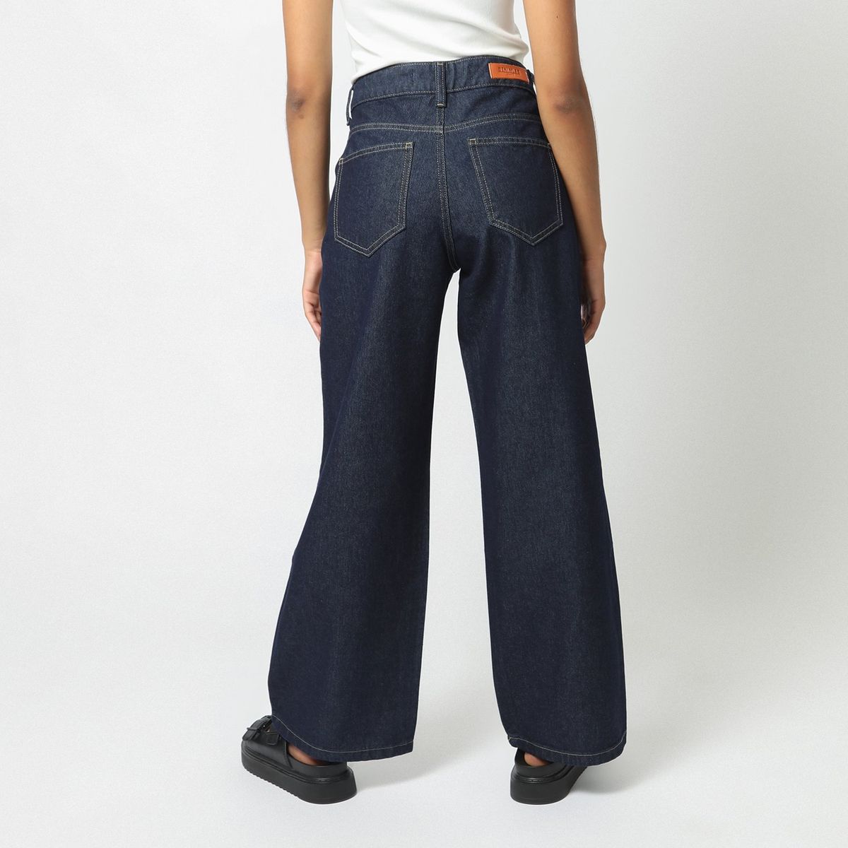 DENIMLAB - Jean Wide Leg Tiro Alto Mujer Denimlab