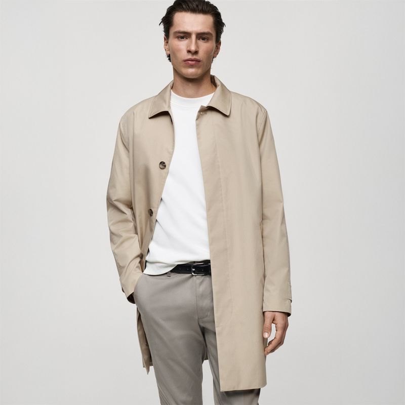 MANGO - Abrigo Largo Hombre Mango Man