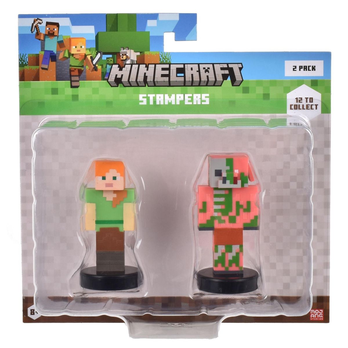 MINECRAFT - Figuras Timbre Pack 2und Minecraft