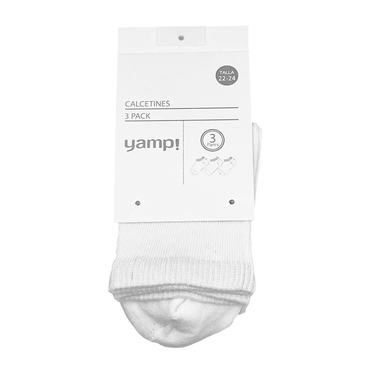 YAMP - Medias Niño Niña Pack X3 Algodón Yamp