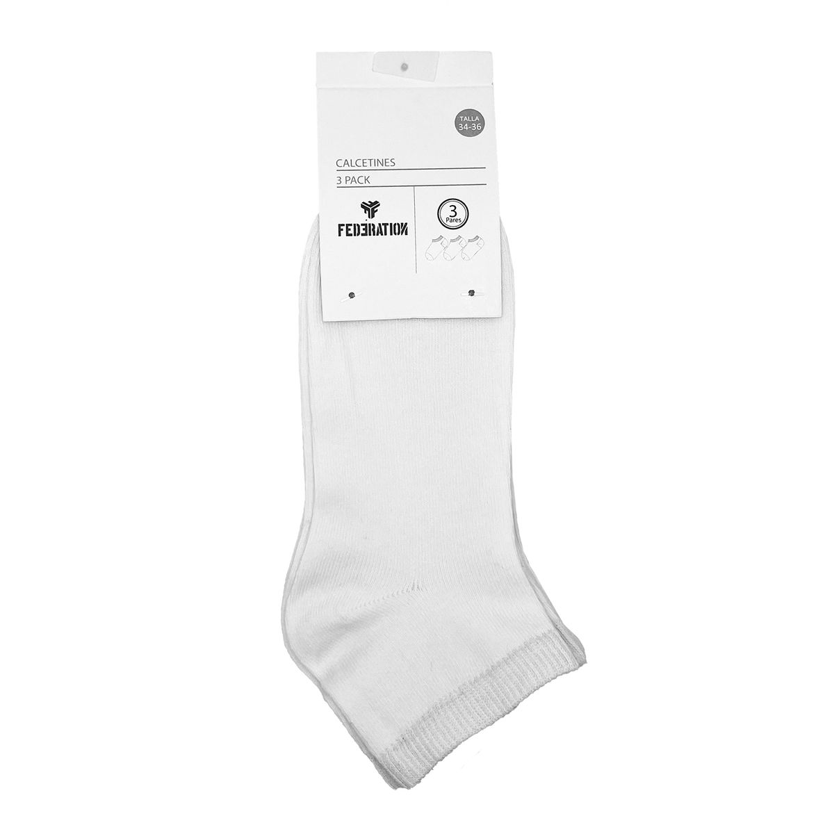 FEDERATION - Media Niño Pack X3 Algodón Federation