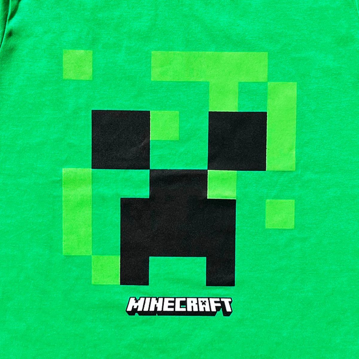 MINECRAFT - Polera Niño Algodón Creeper Face Minecraft