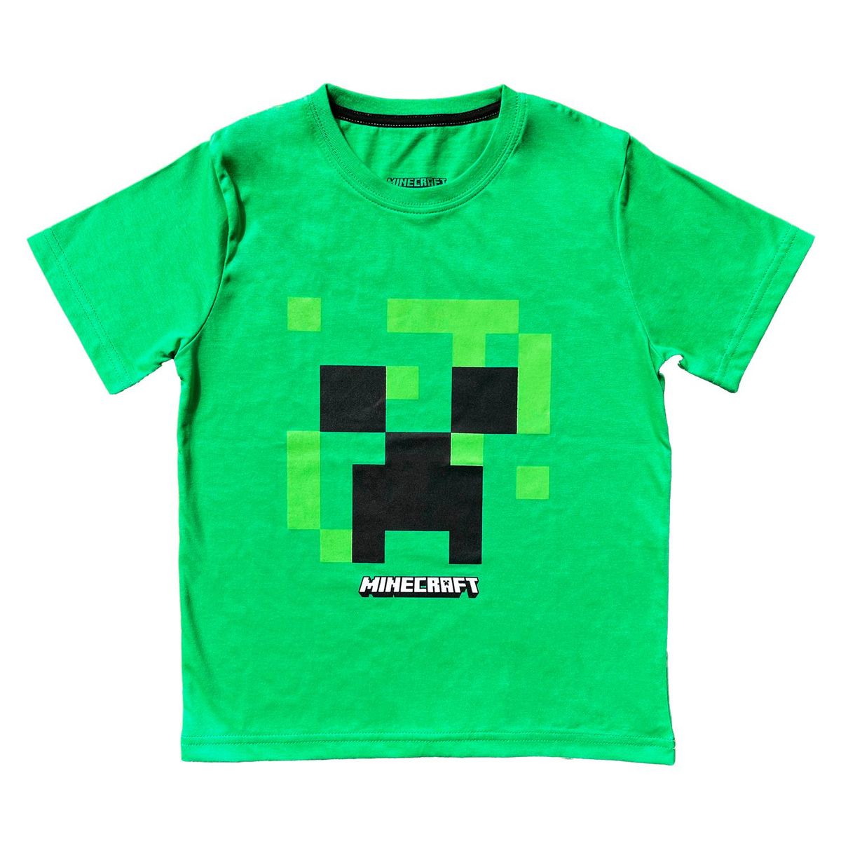 MINECRAFT - Polera Niño Algodón Creeper Face Minecraft