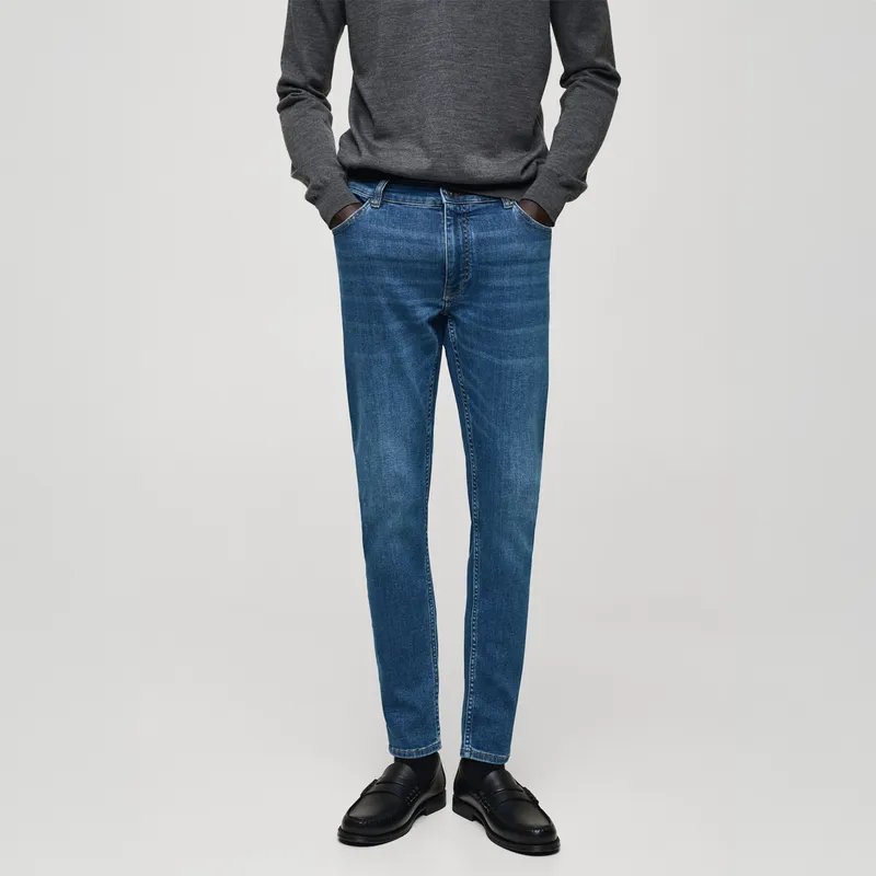 MANGO - Jean Jude Skinny Fit Algodón Hombre Mango 