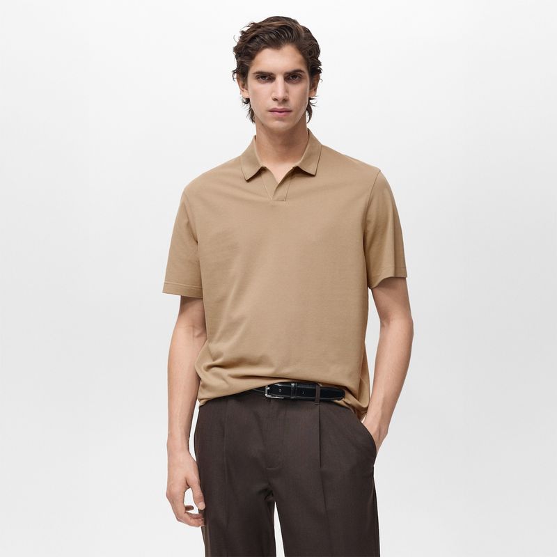 MANGO - Polo Slim Fit Algodón Piqué Mango Man