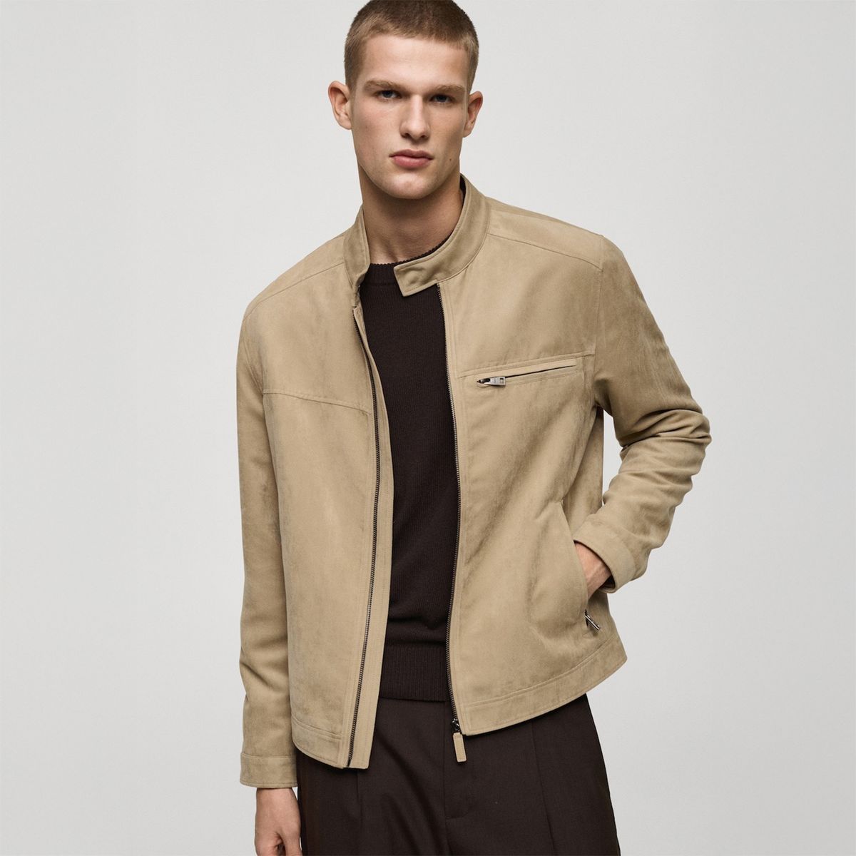 MANGO - Casaca Biker Hombre Mango 