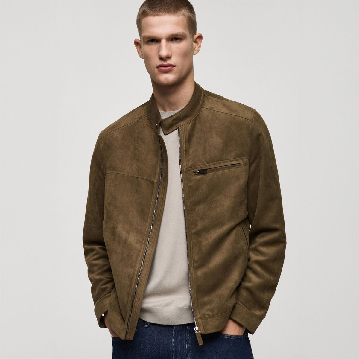 MANGO - Casaca Biker Hombre Mango 