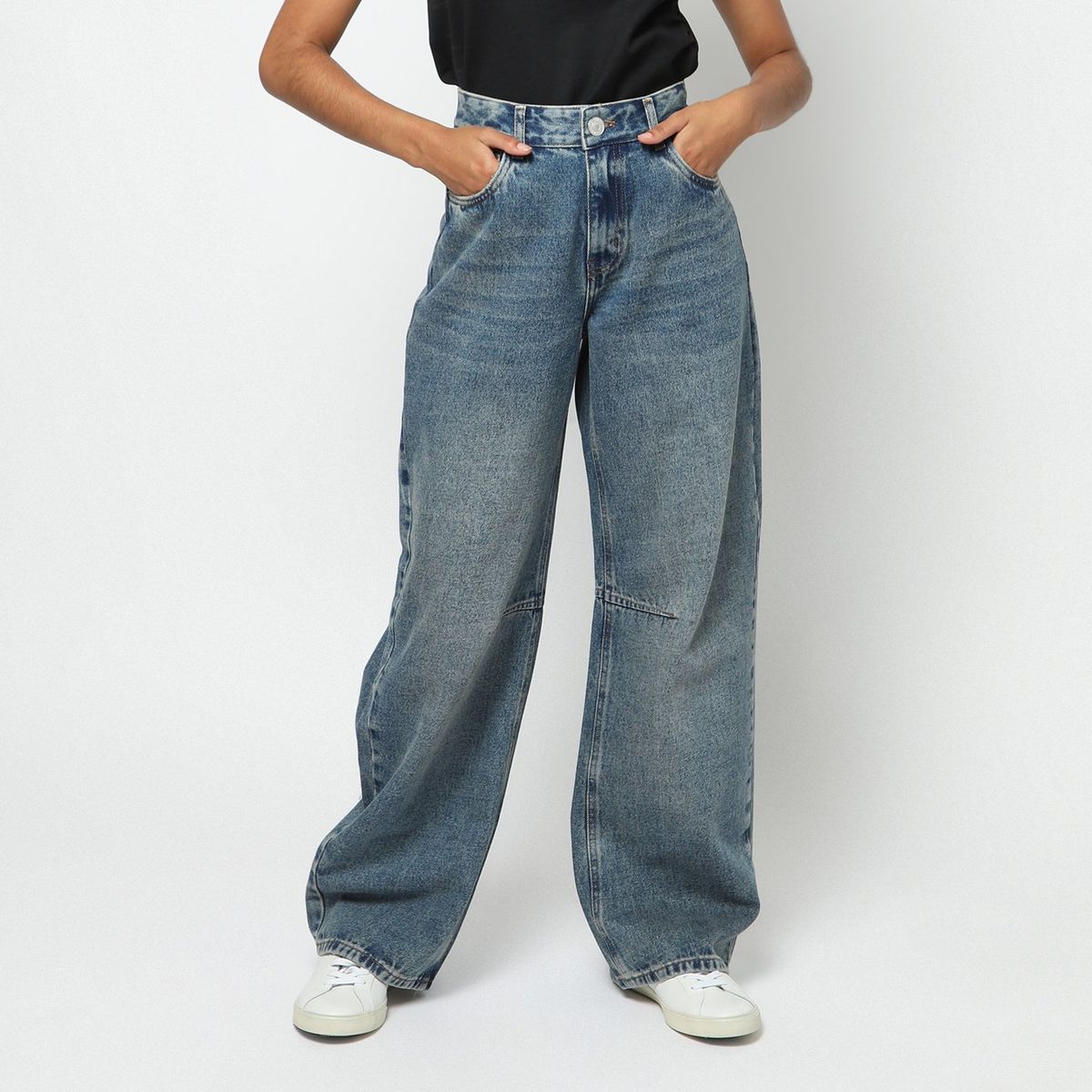DENIMLAB - Jean Baggy Algodón Mujer Denimlab