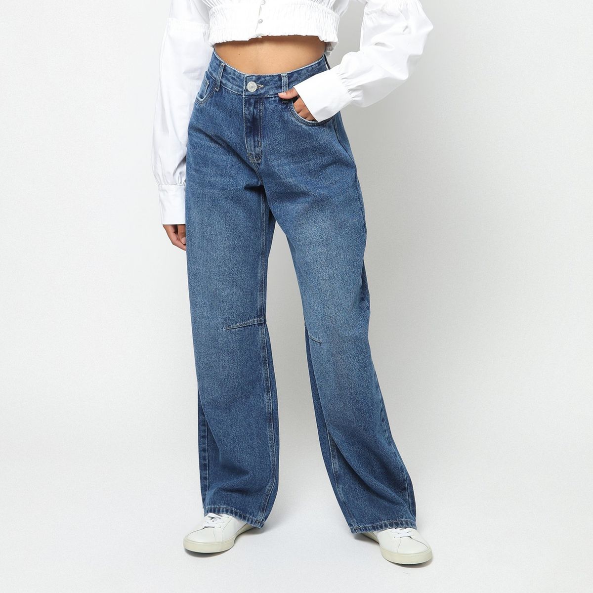 DENIMLAB - Jean Baggy Algodón Mujer Denimlab