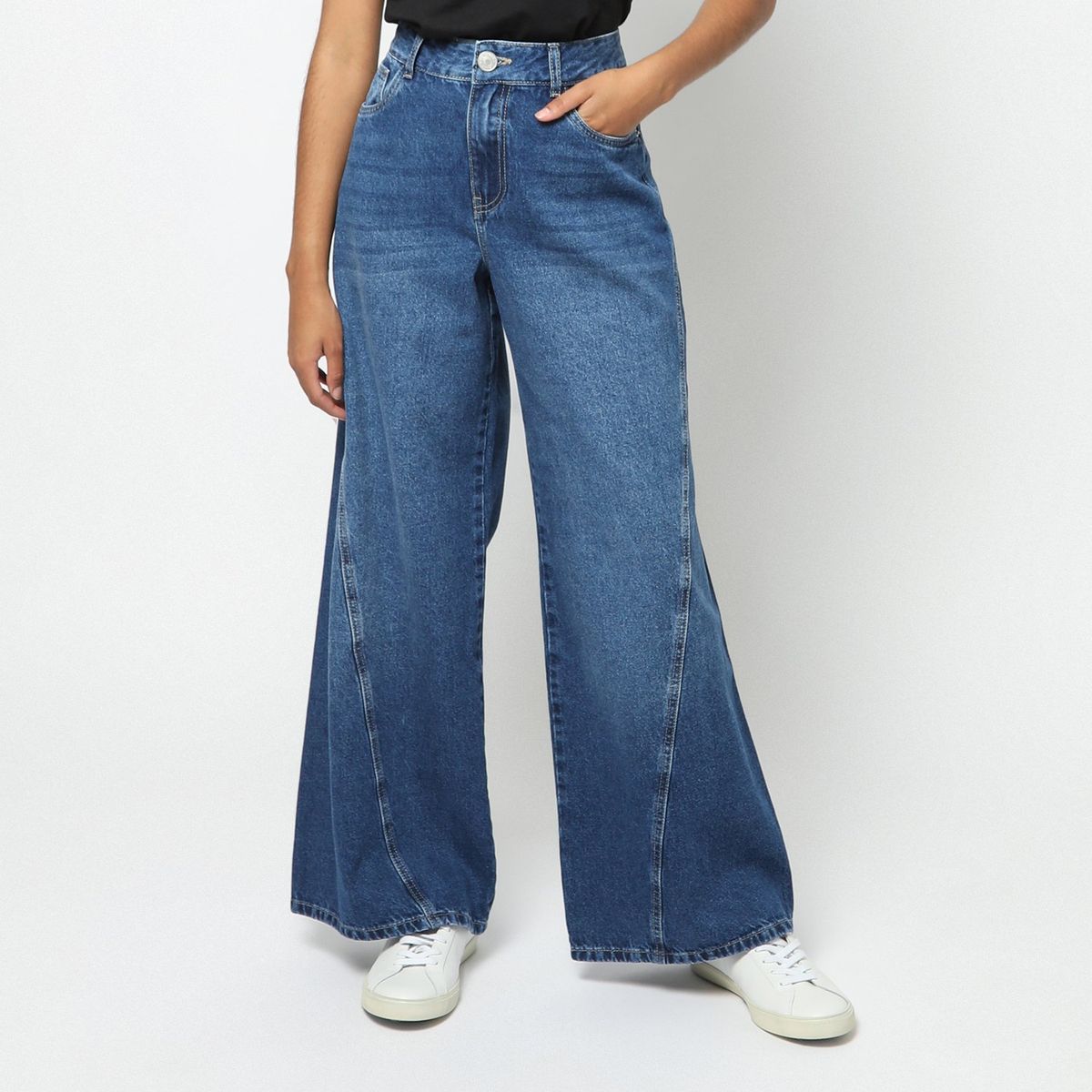 DENIMLAB - Jean Wide Algodón Mujer Denimlab