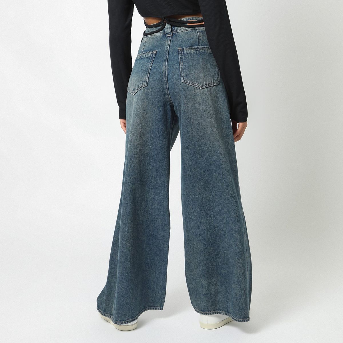 DENIMLAB - Jean Wide 100% Algodón Mujer Denimlab