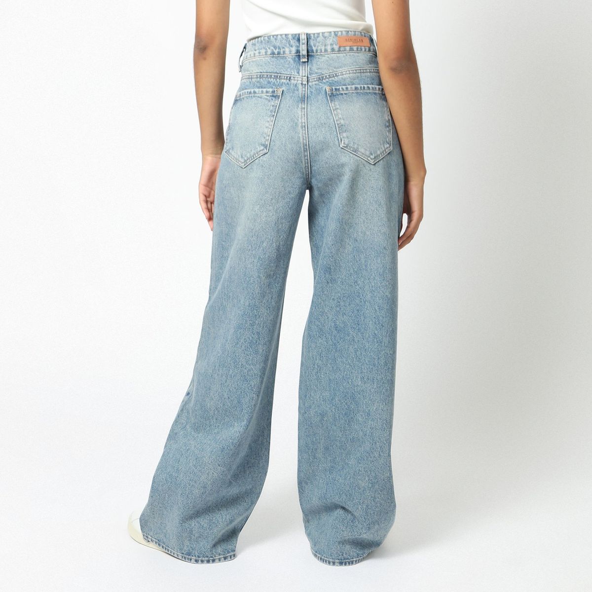 DENIMLAB - Jean Wide 100% Algodón Mujer Denimlab