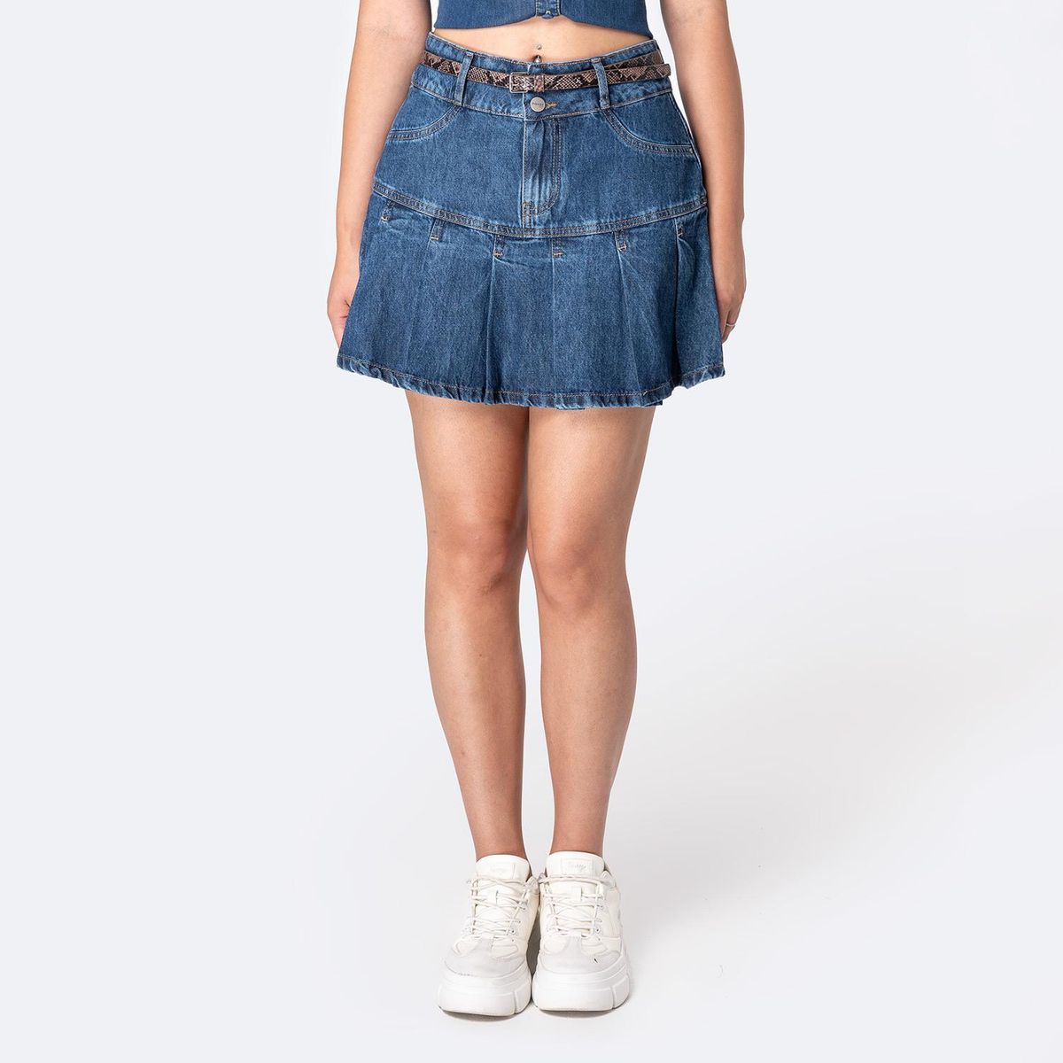 PIONIER - Falda Short 100% Algodón Mujer Pionier