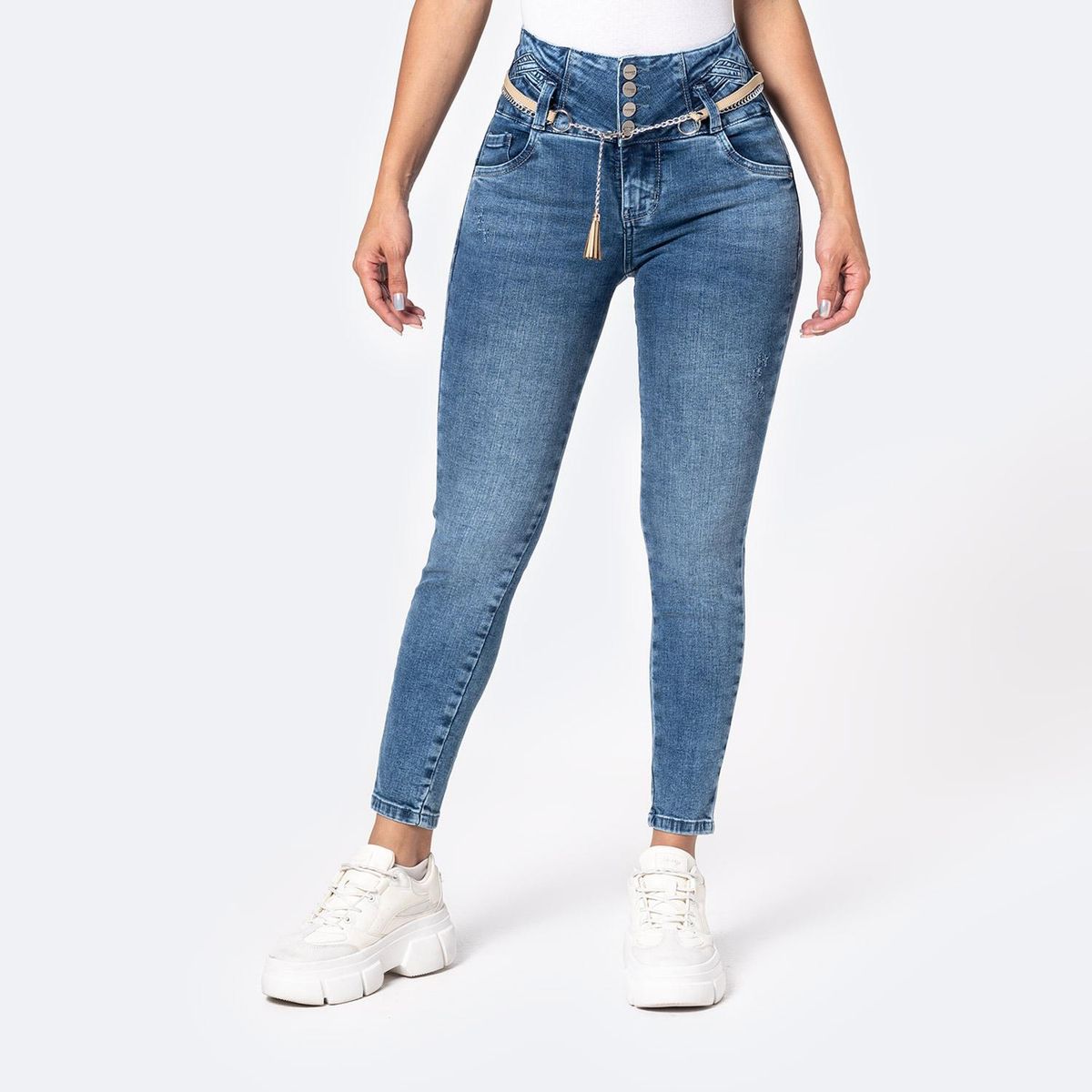 PIONIER - Jean Skinny Algodón Mujer Pionier