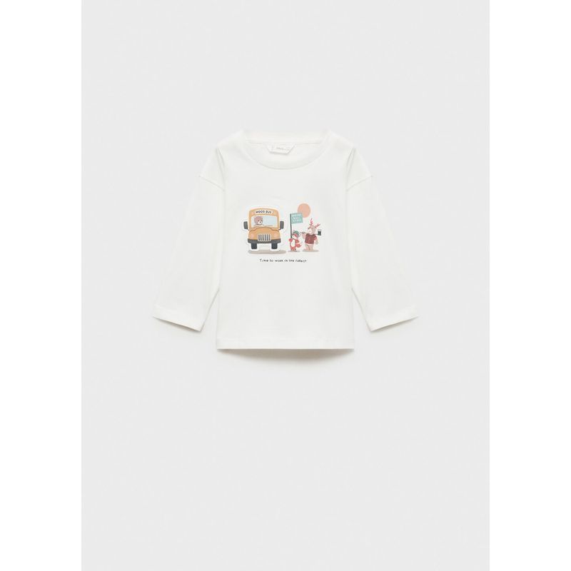 MANGO KIDS - Polo Bebé Niño Manga Larga Algodón Mango Kids