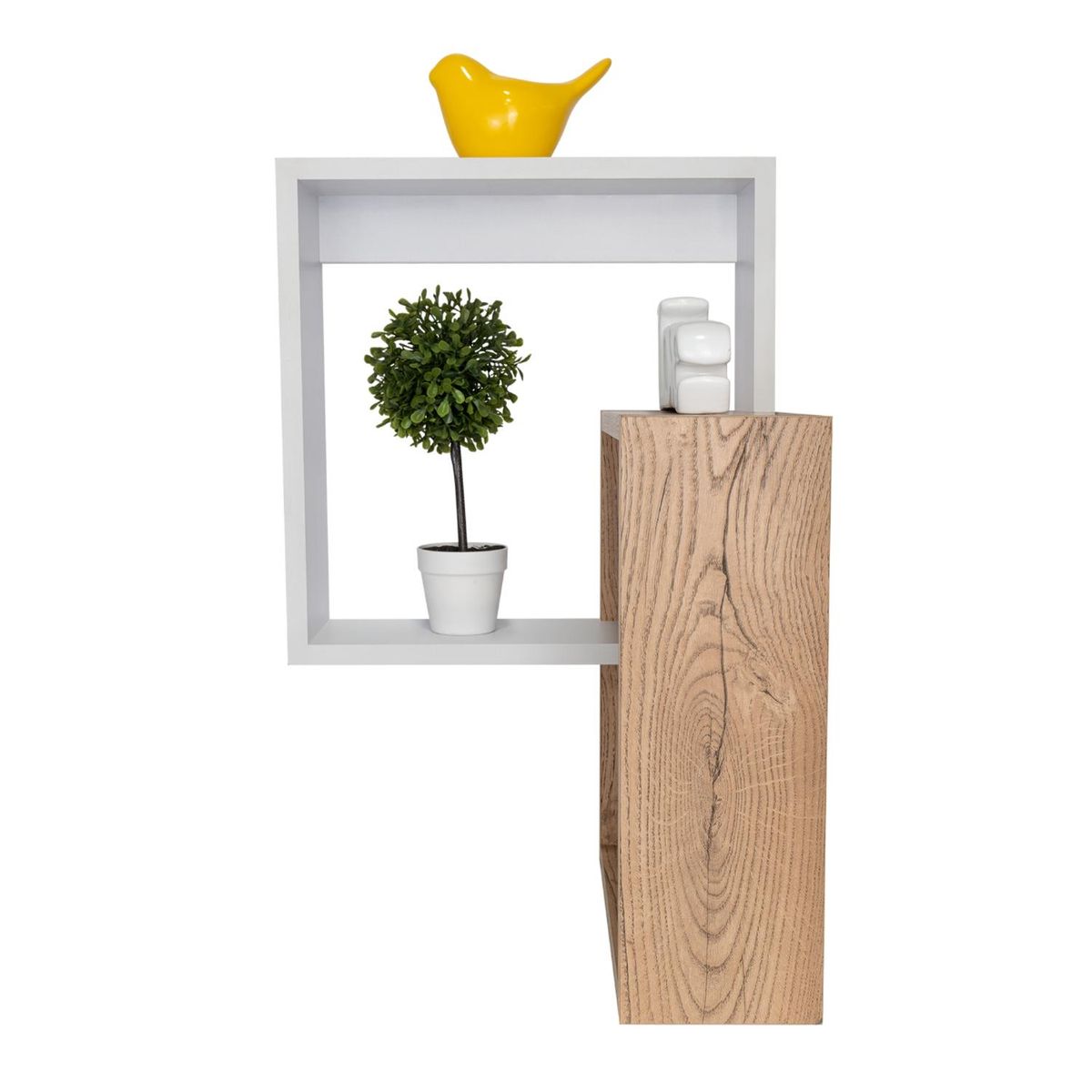 TUHOME - Repisa Deia Esquinera Bicolor