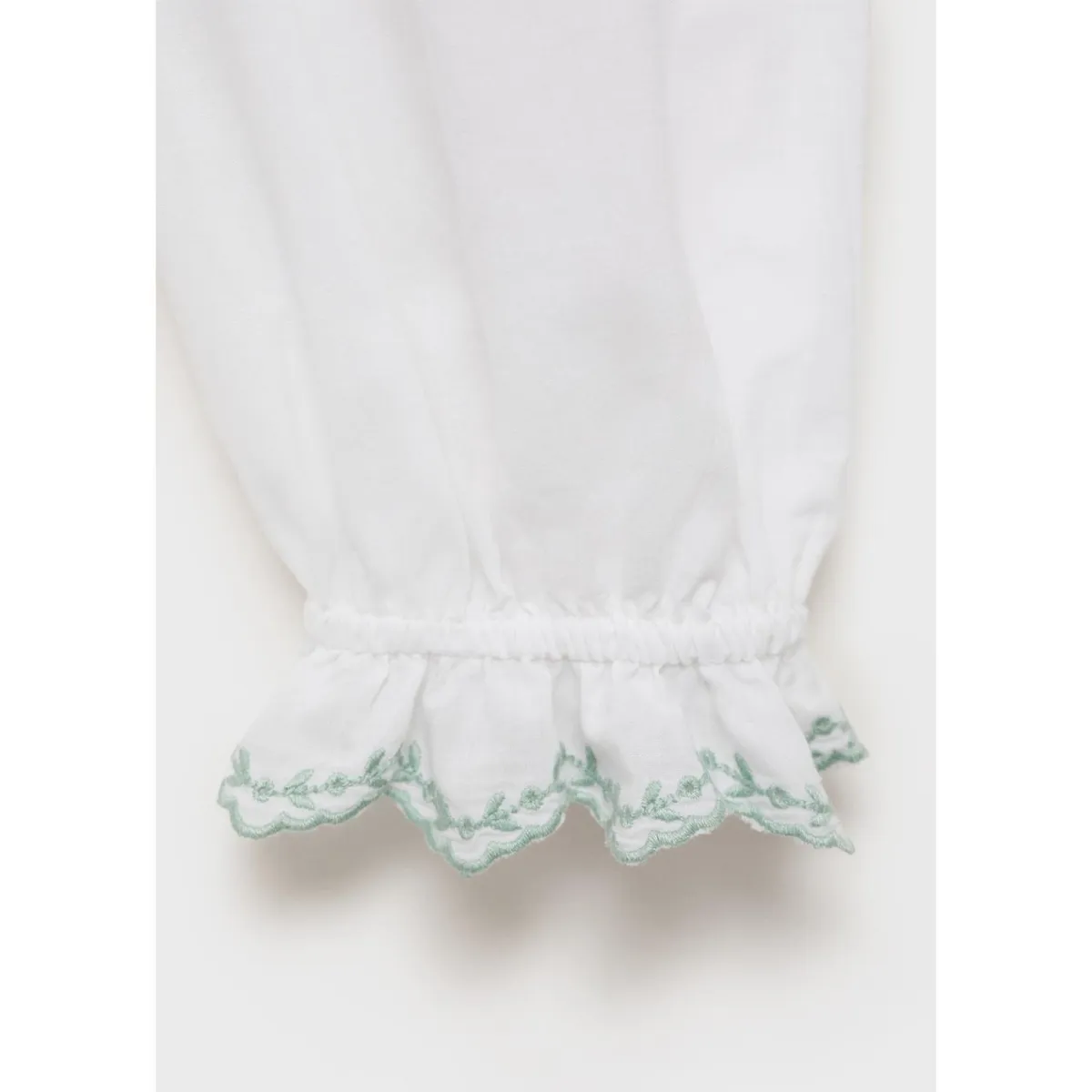 MANGO TEEN - Blusa Manga Larga 100% Algodón Mujer Mango Teen