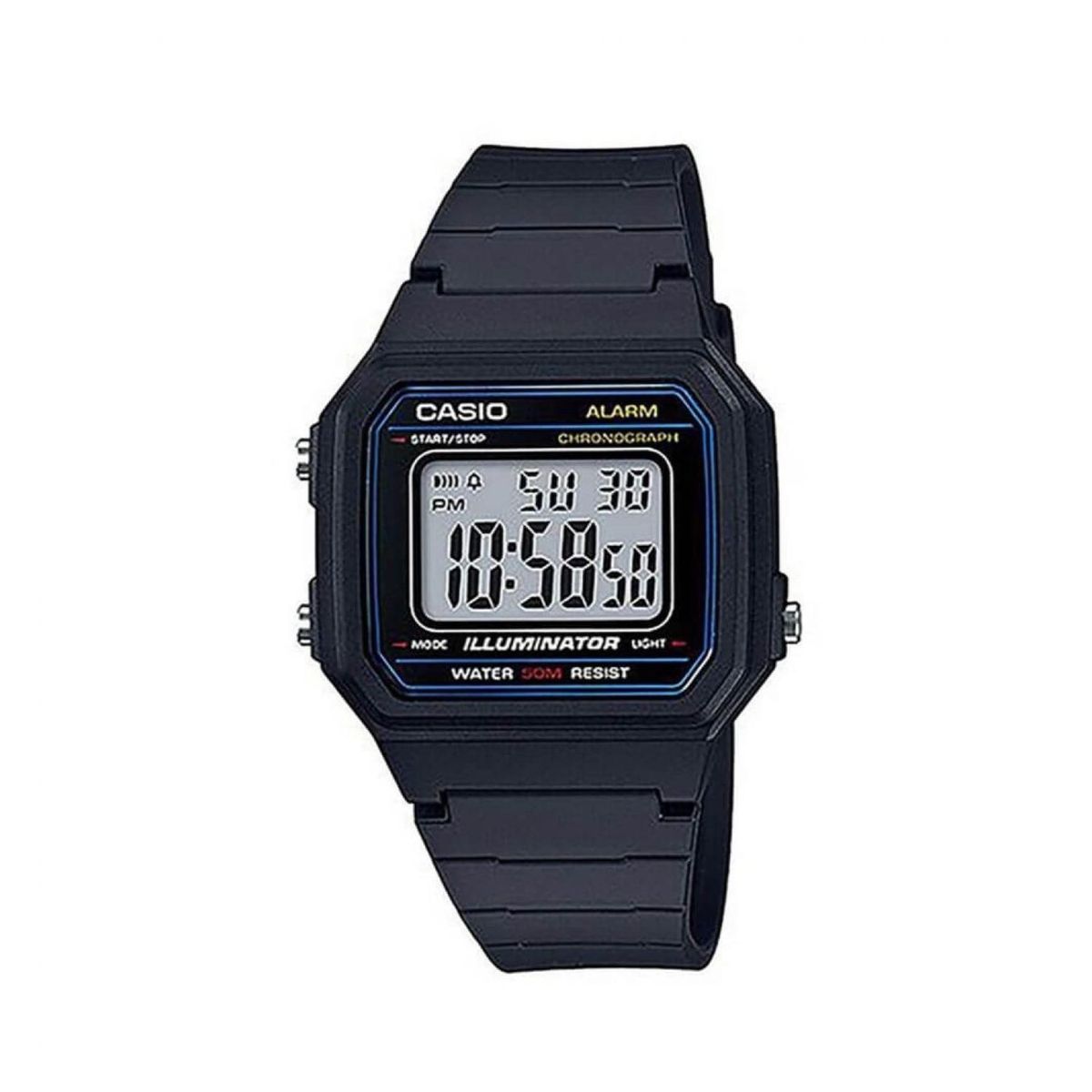 CASIO - Reloj Casio W-217H-1AV Hombre + Estuche