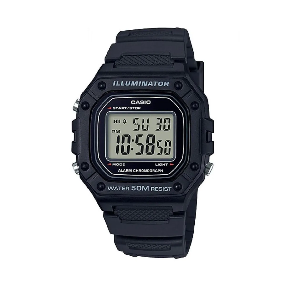 CASIO - Reloj Casio W-218H-1AV Hombre + Estuche