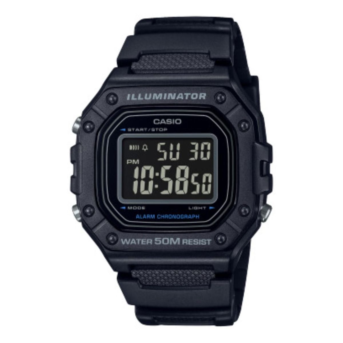 CASIO - Reloj Casio W218H-1BVDF Hombre + Estuche