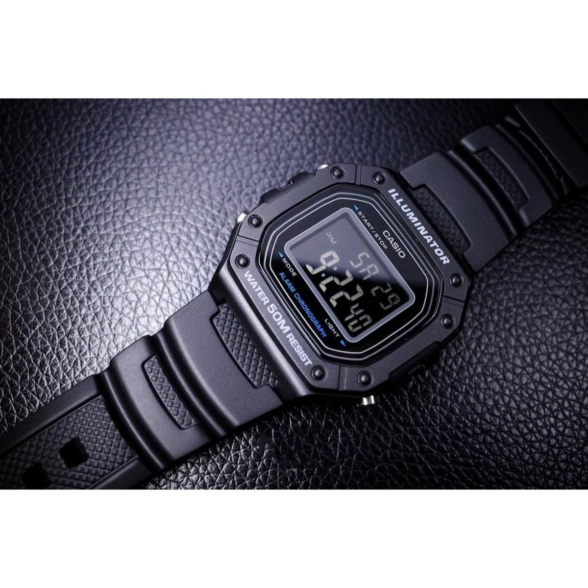 CASIO - Reloj Casio W218H-1BVDF Hombre + Estuche