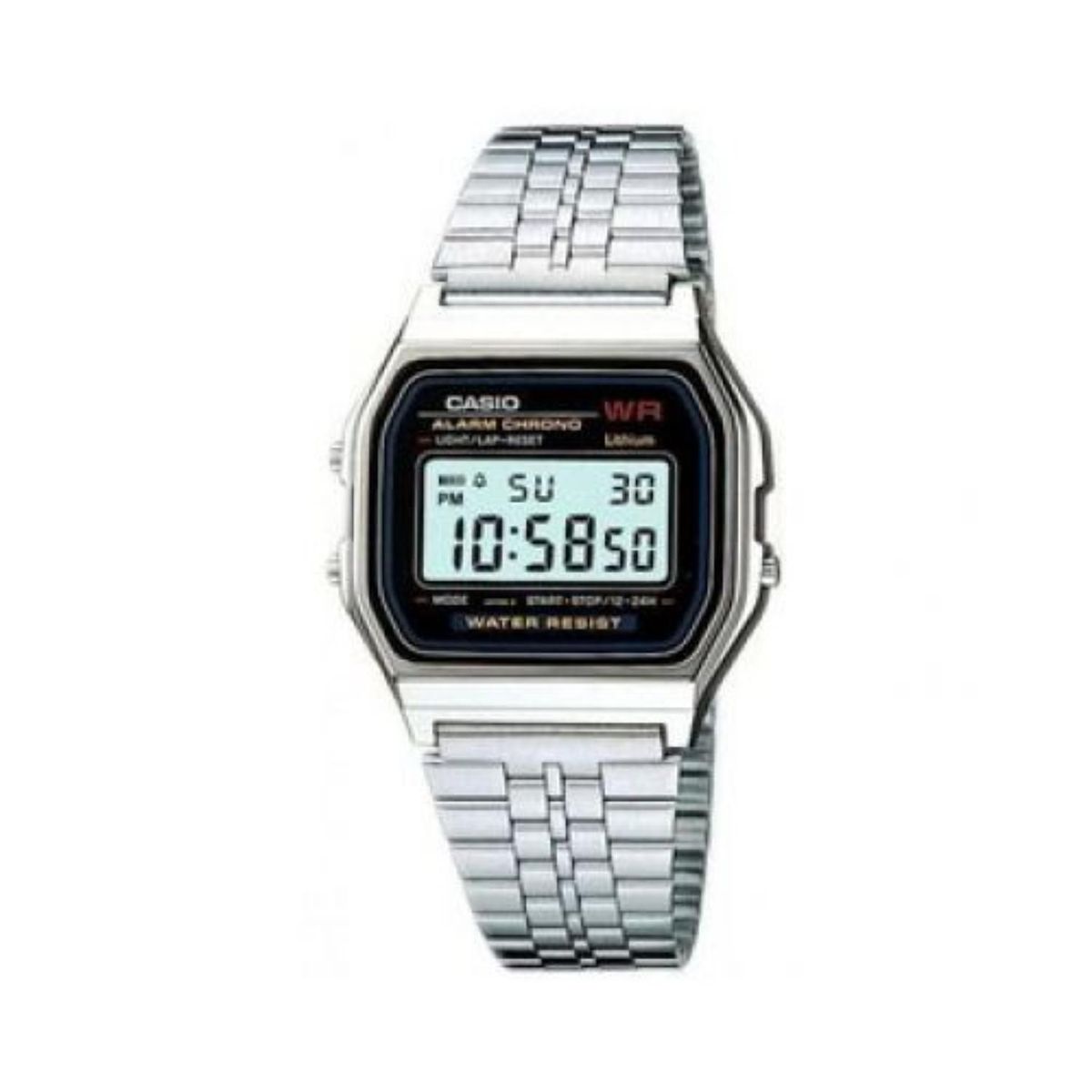CASIO - Reloj Casio A-159W-1 Hombre + Estuche