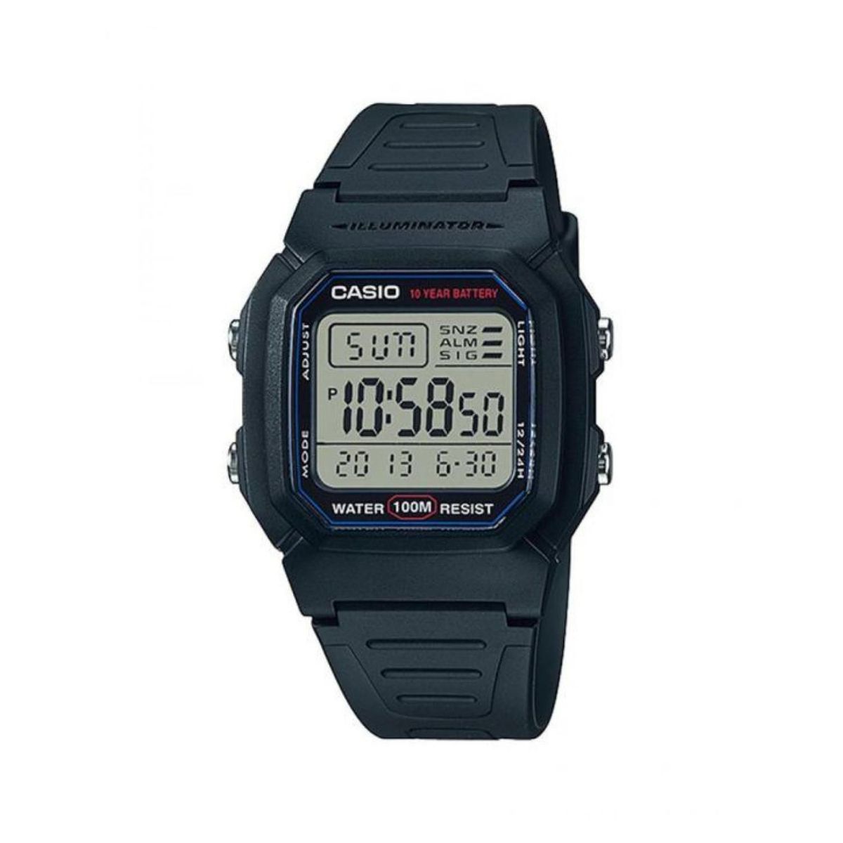 CASIO - Reloj Casio W-800H-1AV Hombre + Estuche