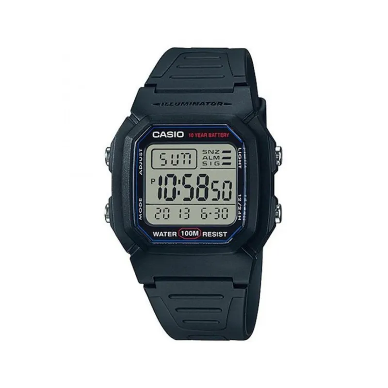 CASIO - Reloj Casio W-800H-1AV Hombre + Estuche