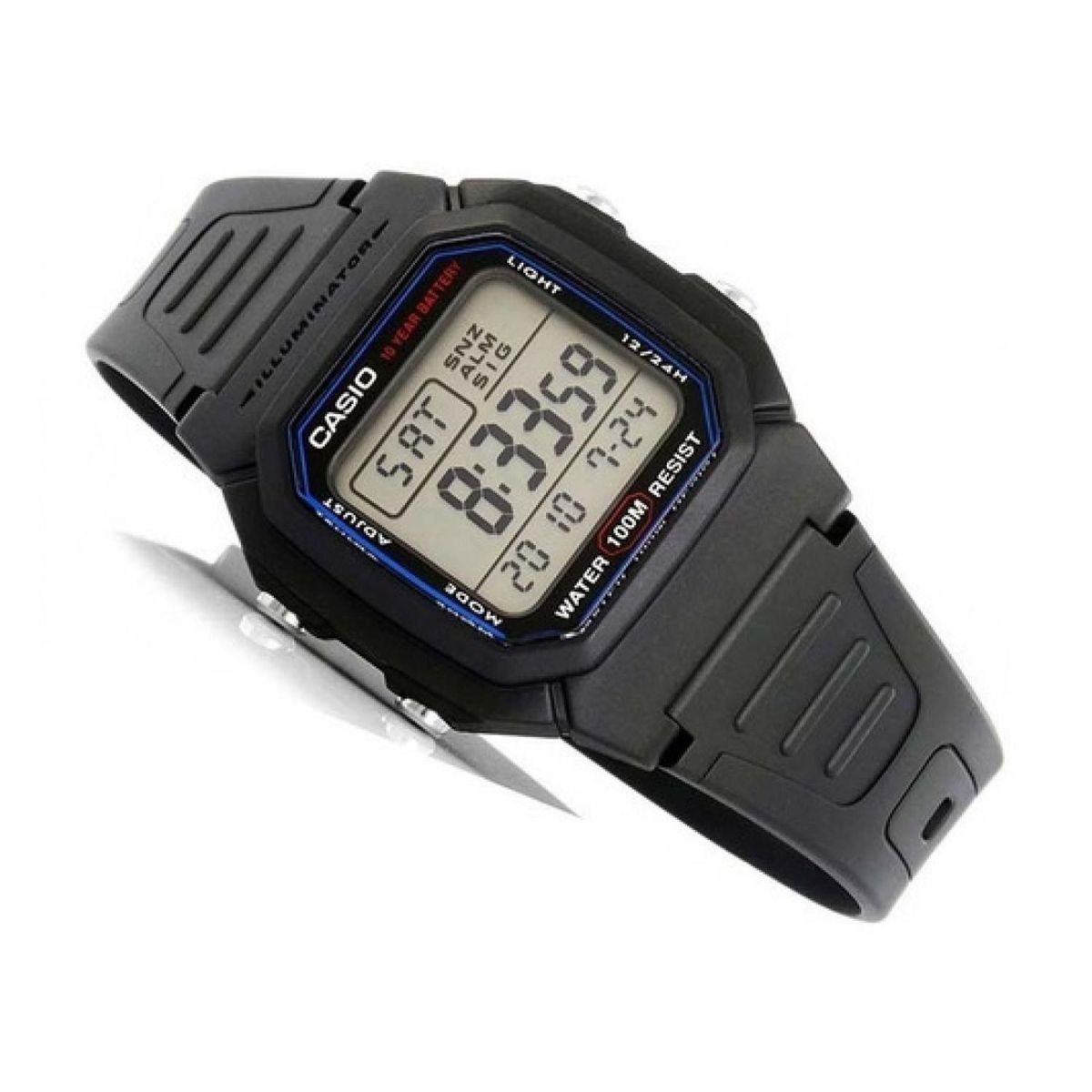 CASIO - Reloj Casio W-800H-1AV Hombre + Estuche