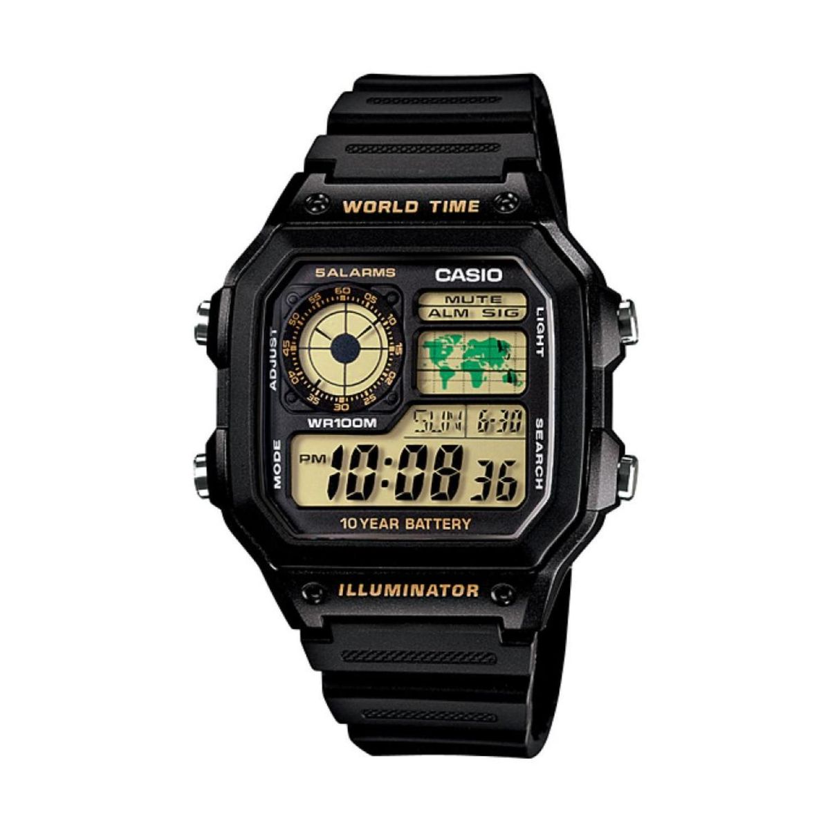 CASIO - Reloj Casio AE-1200WH-1BV Hombre + Estuche