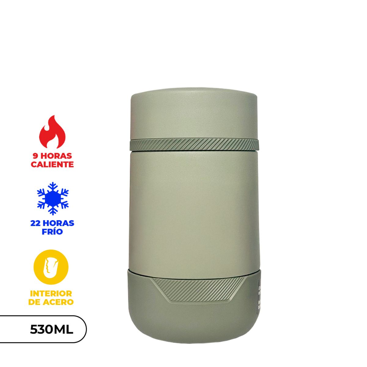 THERMOS - Termo para Alimentos Acero Verde 530 ml