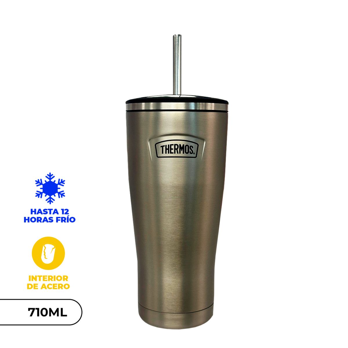 THERMOS - Taza Térmica Acero Gris 710 ml