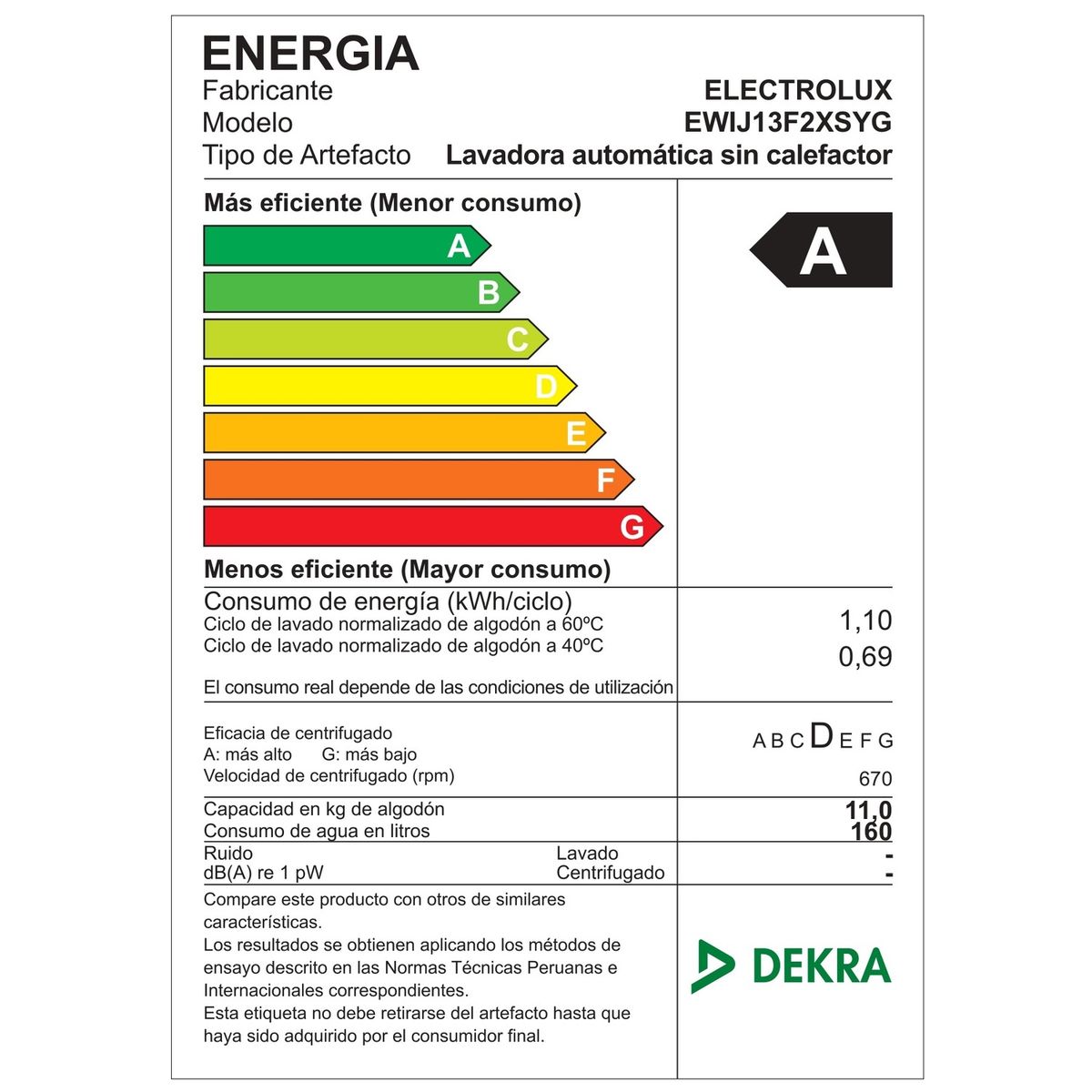ELECTROLUX - Lavadora Inverter 13kg Gris EWIJ13F2XSYG